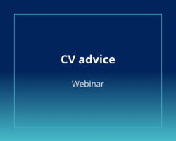 CV advice webinar