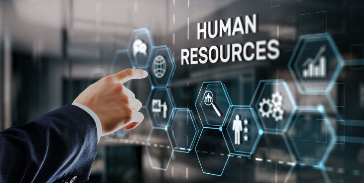 Modern Human Resources Hiring Job Occupation Concept. Business Technology